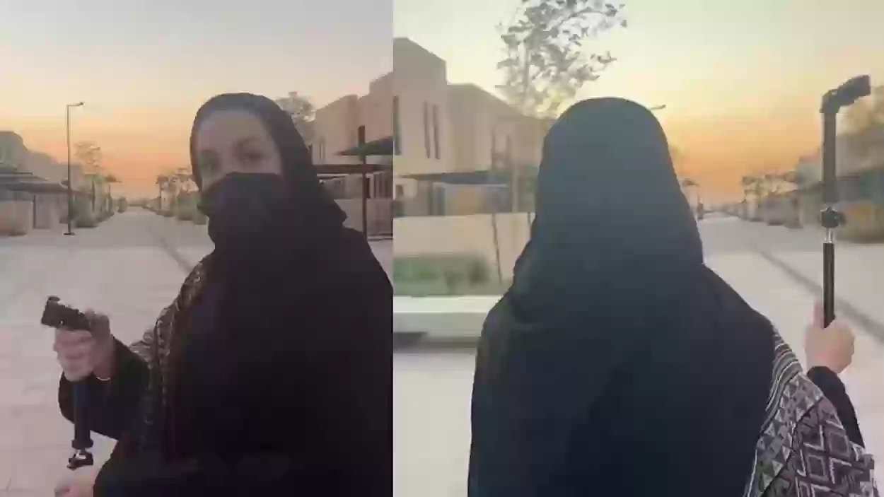 فتاة سعودية تقلد