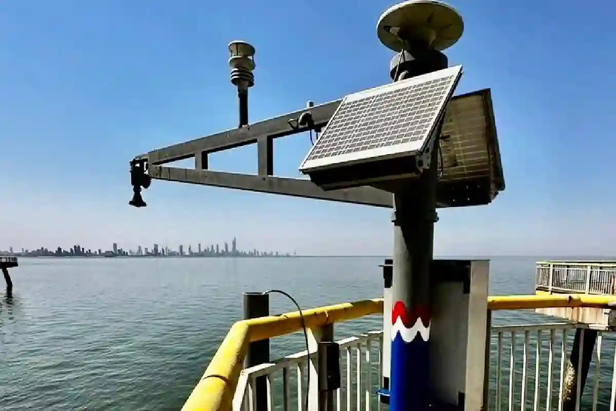 الكويت تُطلق أول محطة خليجية لرصد ارتفاع مستوى البحر.
